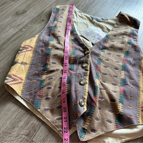 Nwt vintage southwestern vest - Picture 4 of 6